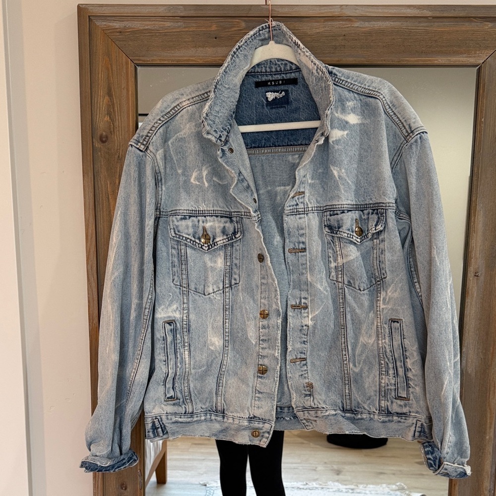 Ksubi Distressed Denim Jacket